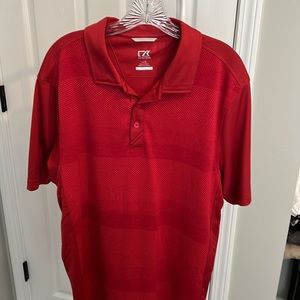 Cutter & Buck Mens L Drytech Performance Golf Polo